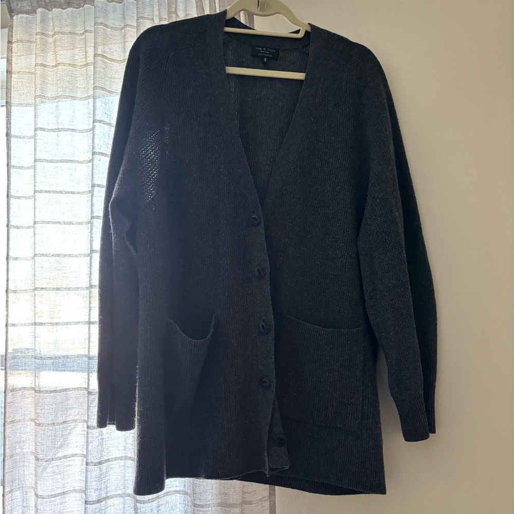 Rag & Bone Cashmere Oversized Cardigan Sweater